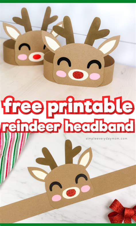 Reindeer Headband Template